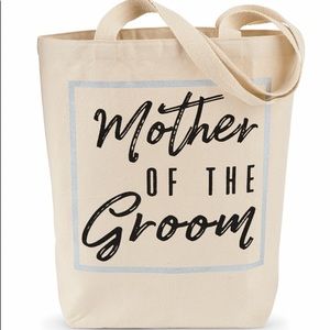 COPY - Mother of the Groom Canvas Wedding Tote Bag